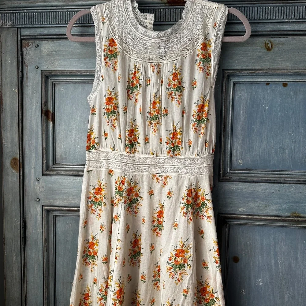 Doen Lilliane Dress Petit Bouquet de Chamonix Size XL NWT - Picture 7 of 13